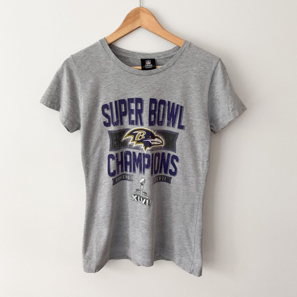 NFL Women's Baltimore Raven's Super Bowl Champions XLVII T-Shirt